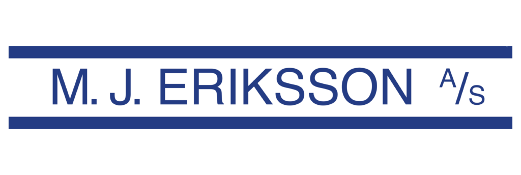 Hoffers logo og kontorudstyr, der viser virksomhedens professionelle branding og kontorartikler.